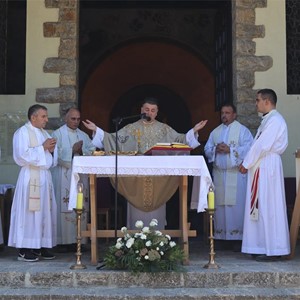 Biskup Šaško predslavio hodočasničku misu u kapeli Majke Božje Sljemenske Kraljice Hrvata